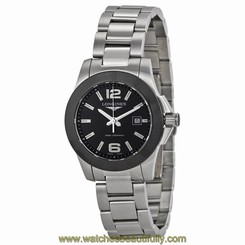 Longines Conquest Stainless Steel Ladies Watch L3.257.4.56.6
