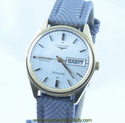 LONGINES ADMIRAL AUTOMATIC MEN'S WATCH 37MM 18K 750 SOLID GOLD RAR