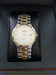 LONGINES Conquest L1.614.3 Stainless Steel & Gold Plated Quartz Men