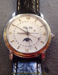 MAURICE LACROIX MASTERPIECE TRIPLE CAL MOONPHASE AUTOMATIC WATCH 37757 18K 25J