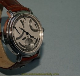MAURICE LACROIX* WATCH MEN MECHANICAL MASTERPIECE MP6198 CALENDRIER RETROGRADE