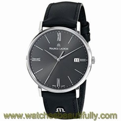 Maurice Lacroix Men's EL1087-SS001-810 Eliros Analog Display Analog Quartz Black