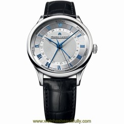 Maurice Lacroix Masterpiece Tradition Cinq Aiguilles 40mm Watch - Black Dial, Bl 722630841036