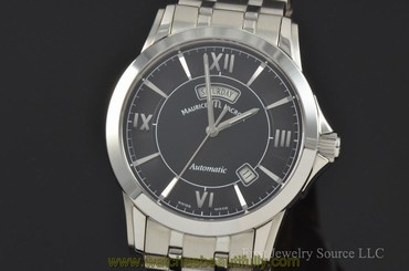 Mens Maurice Lacroix Pontos Classic Automatic Stainless Steel Day-Date PT6058