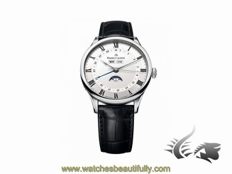 Maurice Lacroix Masterpiece Phases de lune Automatic Watch, White, ML 37 7640132499155