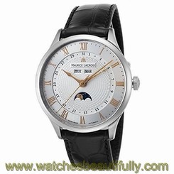 Maurice Lacroix Masterpiece Tradition Men's Moonphase Automatic Watch MP6607-SS0