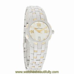 Maurice Lacroix Milestone Ladies Ivory Dial Two Tone Watch MS1013-PS103-110
