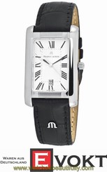 Maurice Lacroix Watch Miros MI2027-SS001-110 Men's Black Leather Genuine New