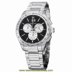 Maurice Lacroix MI1028-SS002-332 Mens Black And Silver Dial Analog Quartz Watch 722630544326