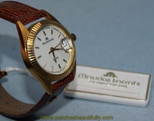 MAURICE LACROIX WATCH WOMEN QUARTZ GOLD 18 KT/750 OROLOGIO ��������