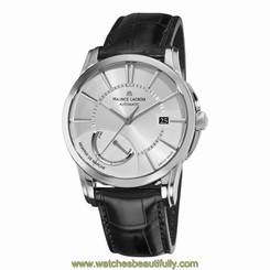 Maurice Lacroix Men's PT6168-SS001131 Pontos Silver Power Reserve Indicator Dial