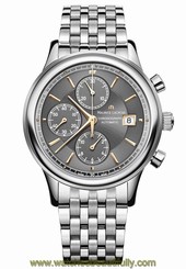 Maurice Lacroix Les Classiques Chronograph Automatic Watch, Silver, ML 112