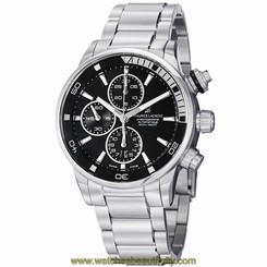 Maurice Lacroix Men's PT6008-SS002330 Pontos Black Chronograph Dial Watch