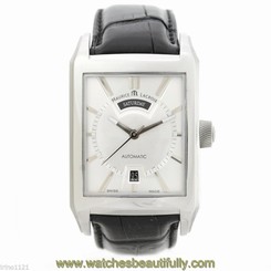 Pre-Owned MAURICE LACROIX Pontus Automatic White Dial Men Wristwatch PT6227, MR