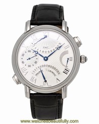 Maurice Lacroix Masterpiece Double Retrograde GMT Men's Watch -MP7018-SS001-110