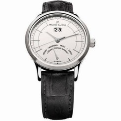 Maurice Lacroix Les Classiques Jours Retrograde Automatic Silver Dial Mens Watch