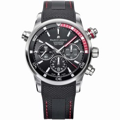 MAURICE LACROIX MEN'S PONTOS 43MM RUBBER BAND AUTOMATIC WATCH PT6018-SS001330