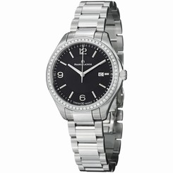 MAURICE LACROIX MIROS WOMEN'S DIAMONDS 32MM QUARTZ DATE WATCH MI1014-SD502-330