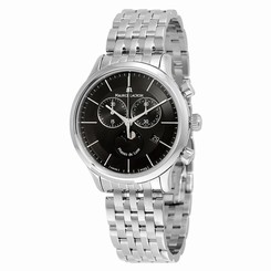 Maurice Lacroix LC1148-SS002-331 Mens Black Dial Analog Quartz Watch
