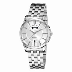 Maurice Lacroix PT6158-SS00213E Mens Silver Dial Analog Automatic Watch
