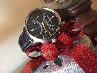 Maurice Lacroix Men's Masterpiece Black Dial Retrograde Watch MP6518-SS001-330 847988020411