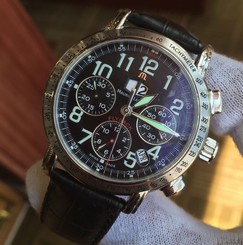 NEW! Maurice Lacroix Masterpiece Aviator Flyback Chronograph
