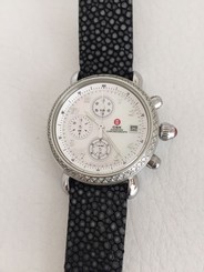 Michele CSX Diamond Chronograph Watch
