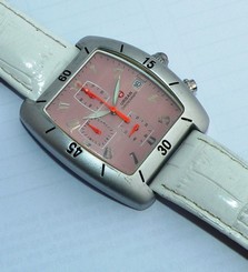 AS IS MICHELE URBAN CHRONOGRAPH ALUMINUM Case LOT127