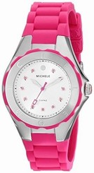 Michele Women's Jellybean Silver Analog Watch MWW12P000002