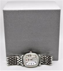 Michele Caber Isle Diamond Women's  Diamond Bezel Watch MW16C01A2025 ORIG. BOX