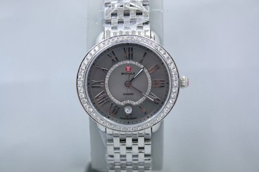 MICHELE SEREIN 16 STAINLESS CUSTOM DIAMOND ENCRUSTED WATCH REF:MWW21B000040