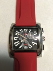 Michele MW2 #00725 chronograph wristwatch black dial