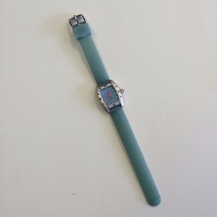 Michele "Mini Urban" pale blue jelly women's watch quartz MW02A00