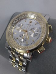 Ladies Michelle Sport Sail High Shine Diamond 2-Tone Watch MWW01C000132 Limited