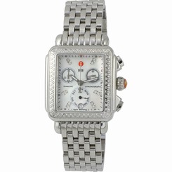 AUTHENTIC Michele Deco Diamond Signature MOP Dial MW06P01A1046 Ladies Watch