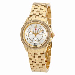 Michele Belmore Chronograph White Dial Ladies Watch MWW29B000009