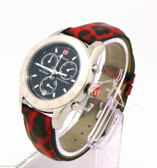 New MICHELE CX SPORT Chrono Watch Leather interchangeable Band MW03Q00A0002  99945431925