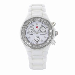 Michele Tahitian MWW12A000001 Ceramic & Steel Quartz Ladies Watc