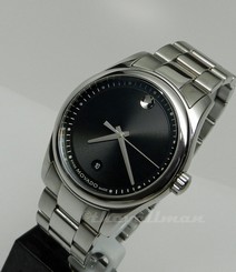 Mens Authentic Swiss Made Movado Sportivo 0606481 Black Dial Stainless Watch