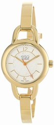 Movado Status Women's Round Yellow Gold Tone Swiss Quartz Bangle Watch 7101419