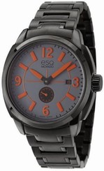 ESQ MOVADO 07301450 Grey Dial Ion-Plated Stainless Steel Men's Watch RETAIL $495