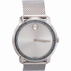 Movado Men's 3600260 Bold Analog Display Swiss Quartz Silver Watch