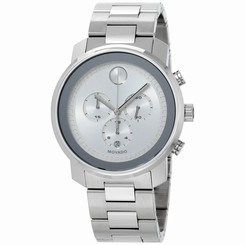 Movado Bold Silver Dial Stainless Steel Men's Watch 3600276