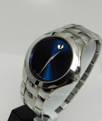Mens Authentic Swiss Made Movado Luno Sport 0606380 Blue Museum Dial Watch