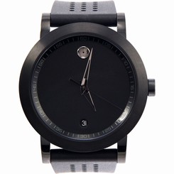 Movado Men's Swiss Museum Sport Black Rubber Strap Watch 42mm 0607038