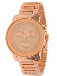 BRAND NEW WOMENS MOVADO (3600210) BOLD ROSE GOLD STAINLESS STEEL STRAP WATCH