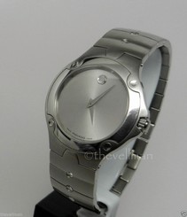 Mens Authentic Swiss Movado SE Sports Edition 0604480 Stainless Steel Watch 775924811277