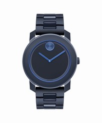 Movado Bold 3600314 Navy Blue Dial Navy Stainless Steel Band Unisex Watch
