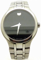 Movado Swiss Made Stainless Steel Museum 01.1.14.1085 Men's Wristwatch Watch