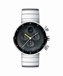Movado Edge Men's Swiss Chronograph Stainless Steel Bracelet Watch 3680009
